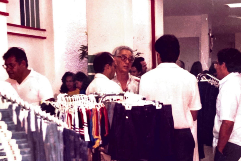 Abertura segunda loja Ponto da Moda (Senador Pompeu) 1986 (Foto: Acervo pessoal/Divulgação)
