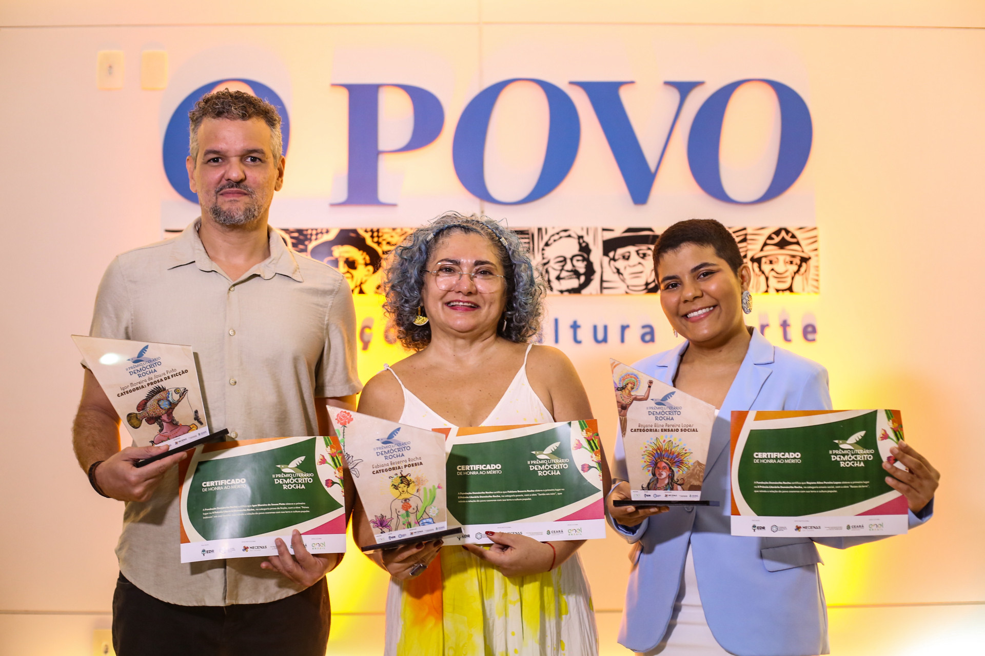 (Foto: JoaoFilho Tavares)Igor Moreira de Sousa, Fabiana Bezerra e Rayane Aline Lopes 