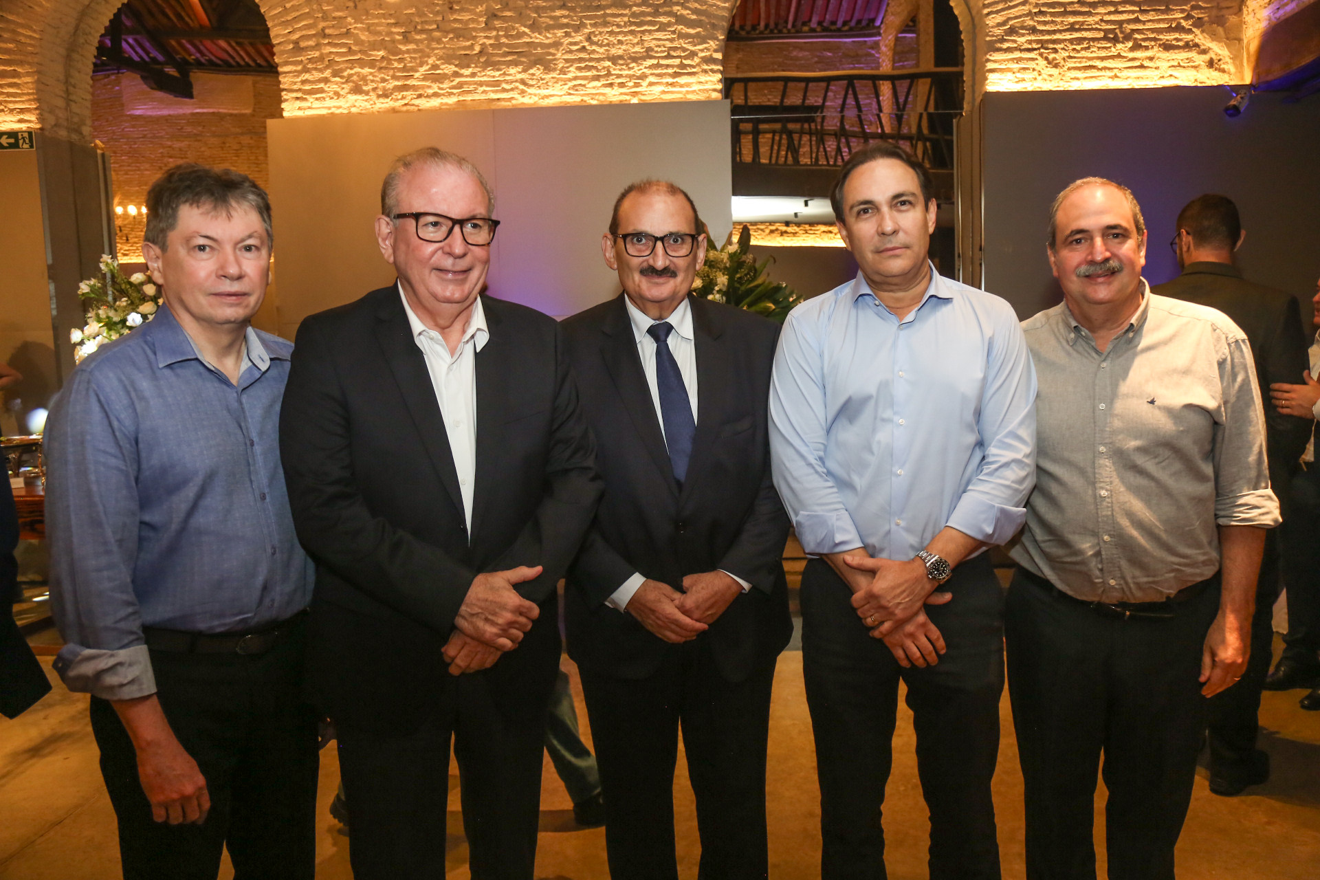 (Foto: JoaoFilho Tavares)Edgar Gadelha, Ricardo Cavalcante, Franzé Gomes, Luis Carlos Queiroz e Paulo André Holanda