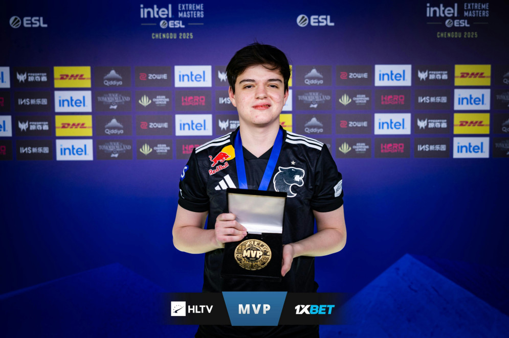 Molodoy foi eleito o MVP da IEM Chengdu 2025 pela HLTV.org, sendo destaque absoluto da campanha que levou a Furia ao topo do pódio em solo chinês(Foto: Josip Brtan / HLTV)