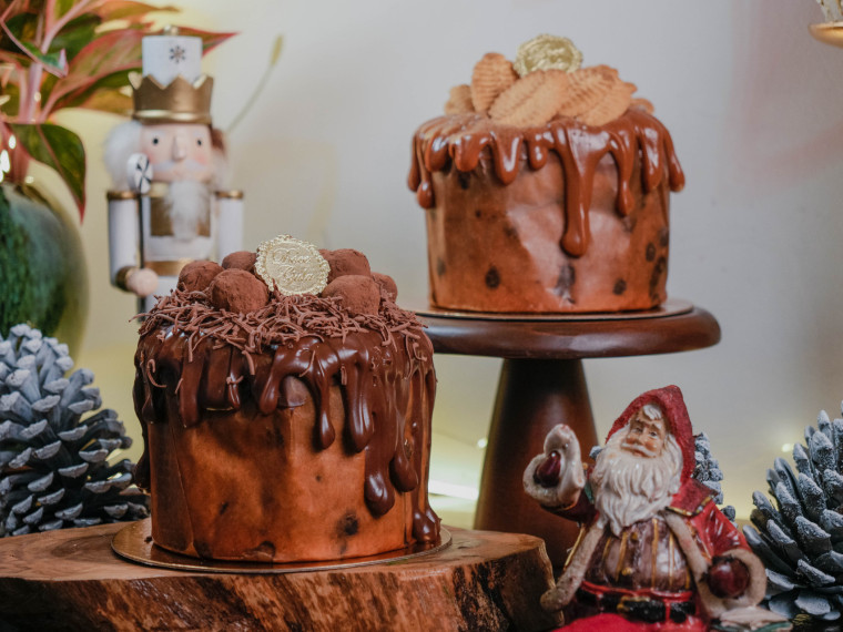 Na foto, os panetones doces da confeitaria Doce Gula. (Foto: Fernanda Barros/ O Povo)