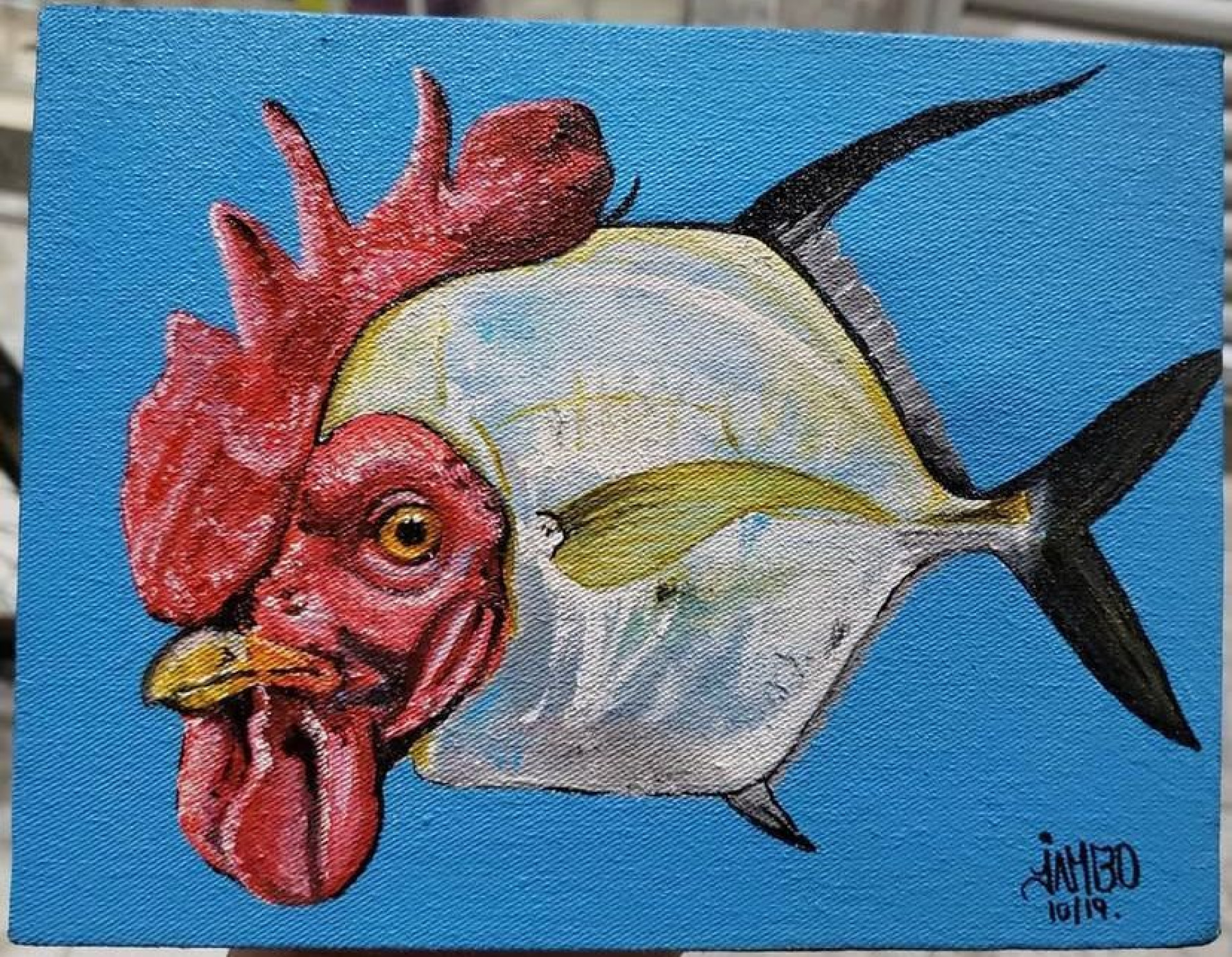 Obra: Peixe-Galo (Foto: Acervo Pessoal / Jambo)