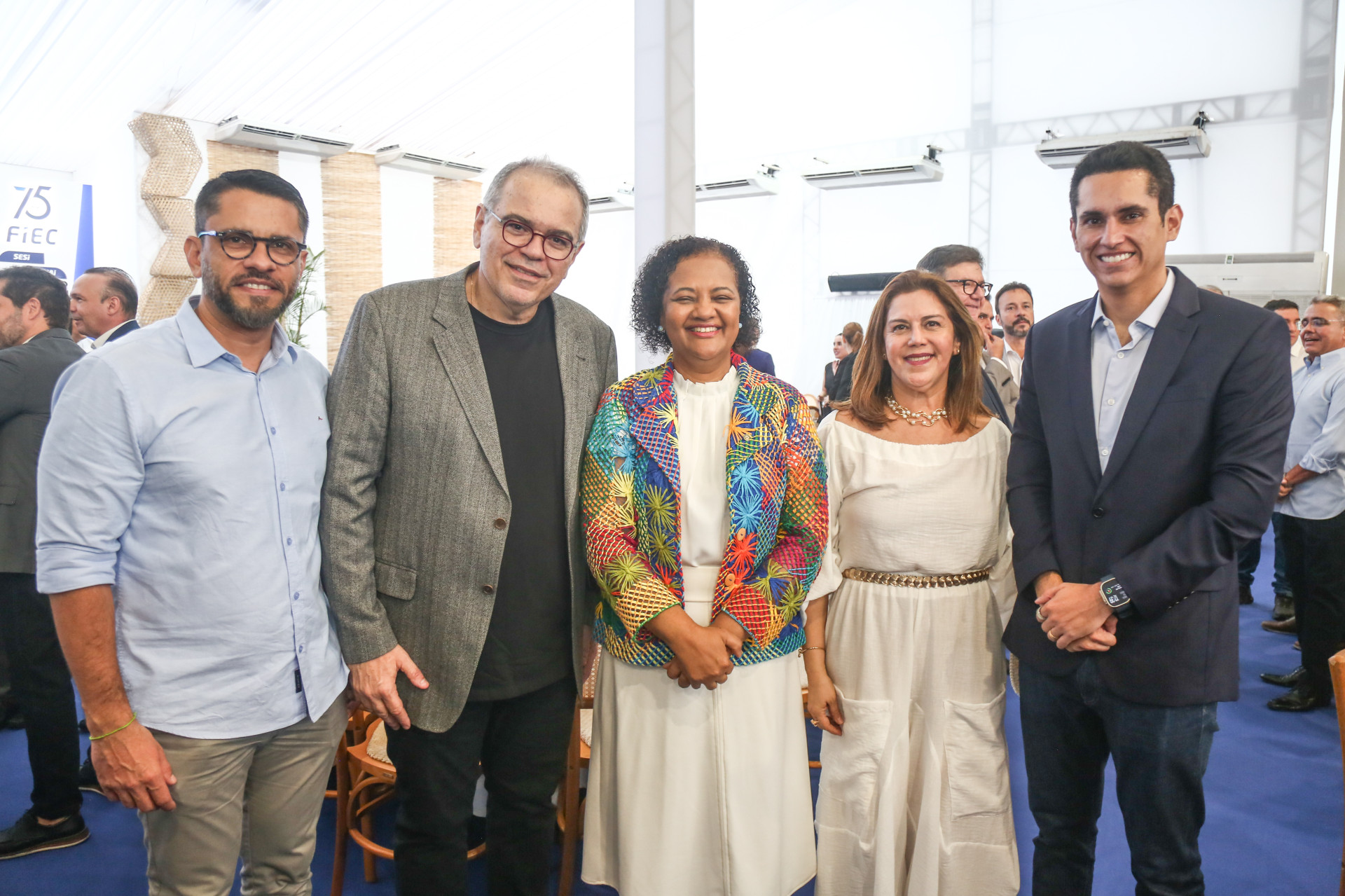 (Foto: JoaoFilho Tavares)Alexandre Medina, João Dummar Neto, Sandra Monteiro, Adriana Joca e Domingos Neto