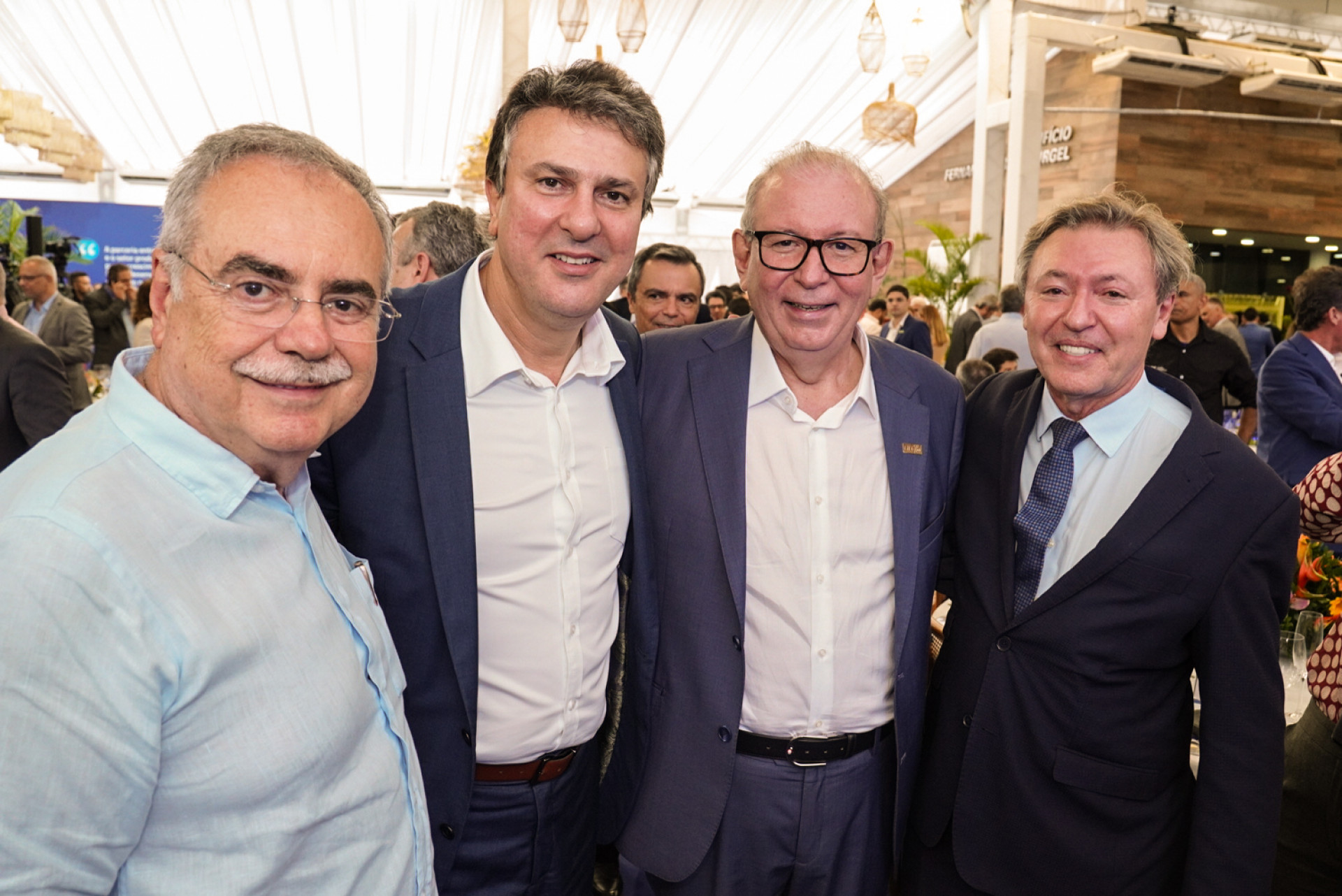 (Foto: JoaoFilho Tavares)Assis Cavalcante, Camilo Santana, Ricardo Cavalcante e Mauricio Filizola 