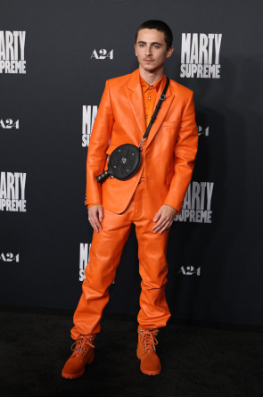 Timoth&eacute;e Chalamet comparece &agrave; estreia em Los Angeles de "Marty Supreme"(Foto: MONICA SCHIPPER / GETTY IMAGES NORTH AMERICA / GETTY IMAGES VIA AFP)