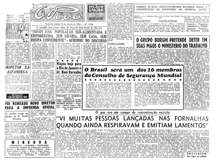 Primeira Assembleia Geral da ONU(Foto: opovo &eacute; hist&oacute;ria)