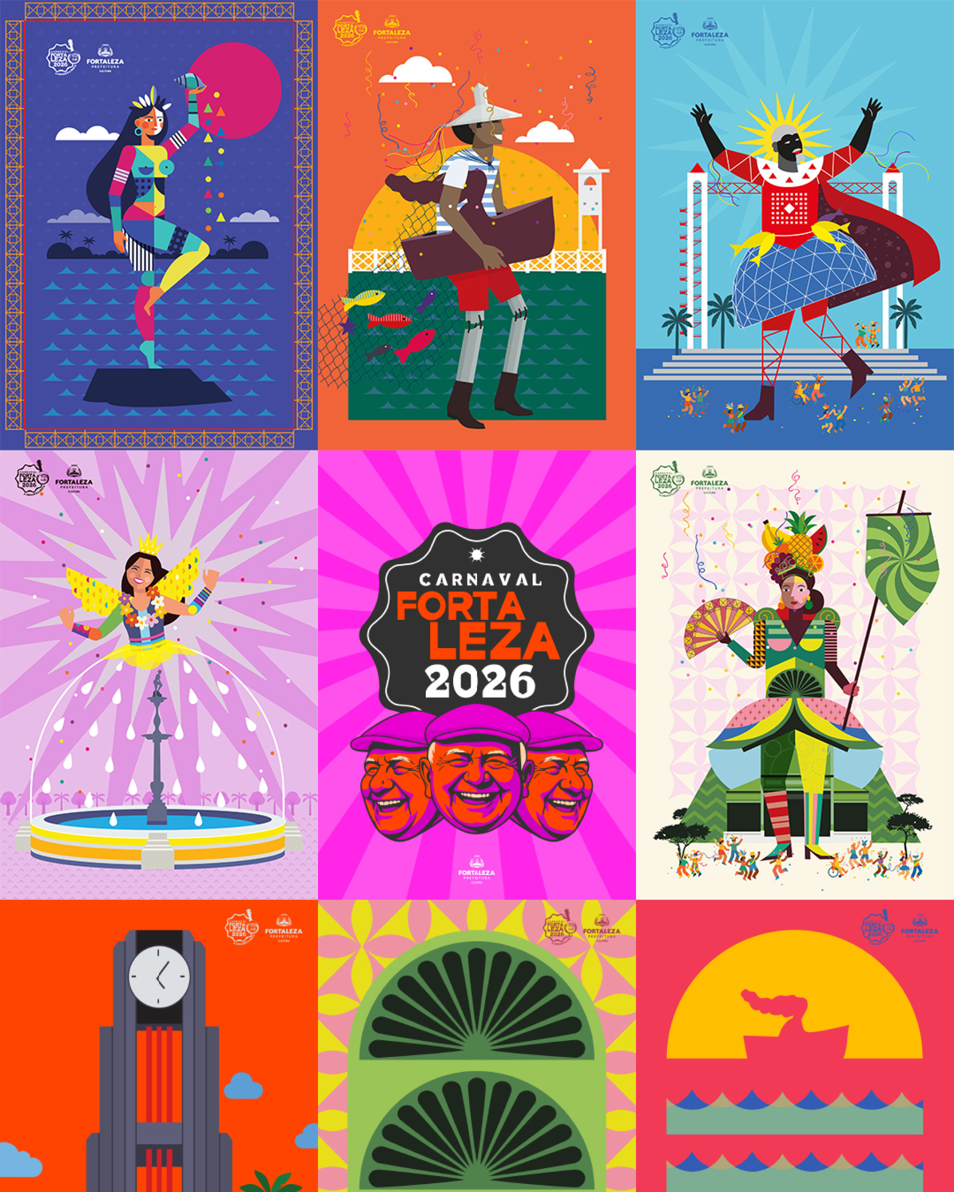 Ag&ecirc;ncia Bolero assina identidade visual do Carnaval de Fortaleza.(Foto: Bolero/Divulga&ccedil;&atilde;o)