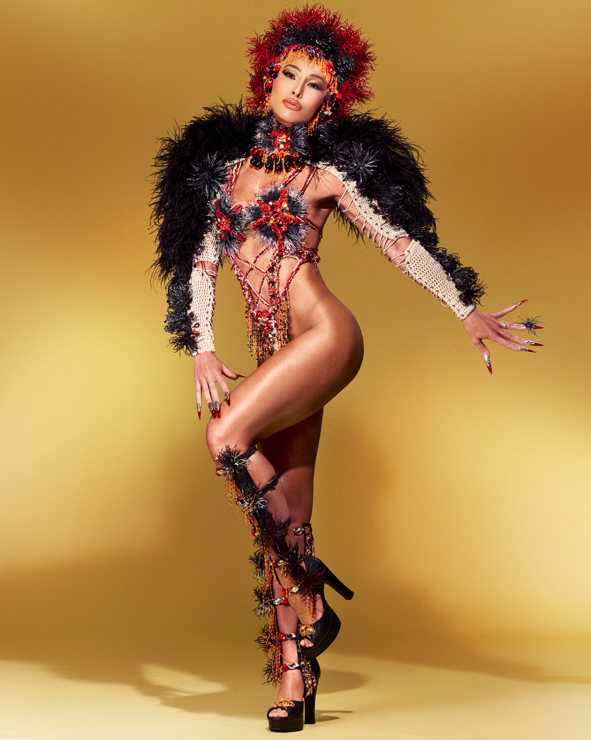 Sabrina Sato abre o Carnaval em ensaio da Gaviões da Fiel no Sambódromo
 (Foto: Gabi Schmidt/Divulgação )