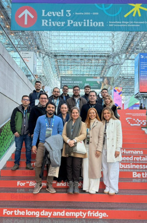 Comitiva da CDL Jovem de Fortaleza na NRF Retail&rsquo;s Big Show(Foto: Raquel Agnes/ Divulga&ccedil;&atilde;o )