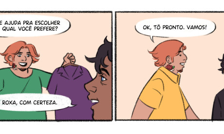 Tirinha Em Processo do dia 22 de janeiro de 2026