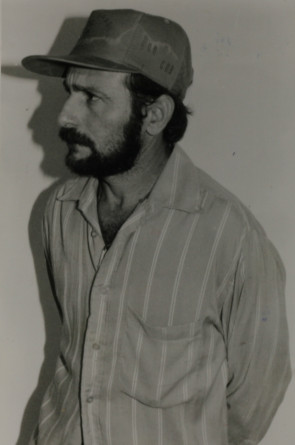 Mainha de barba e bon&eacute;, durante entrevista (Foto: Alceb&iacute;ades Silva, em 6/8/1992)
