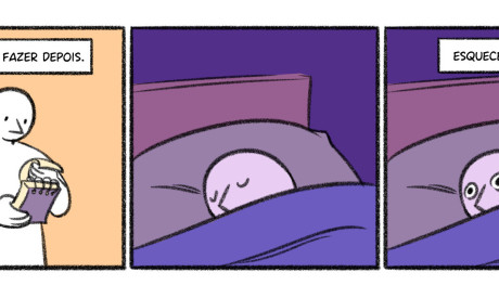 Tirinha Em Processo, de Lya Calvet, do dia 29/01/2026