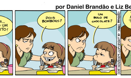 Tirinha Liz, de Daniel Brandão, de 06/02/2026