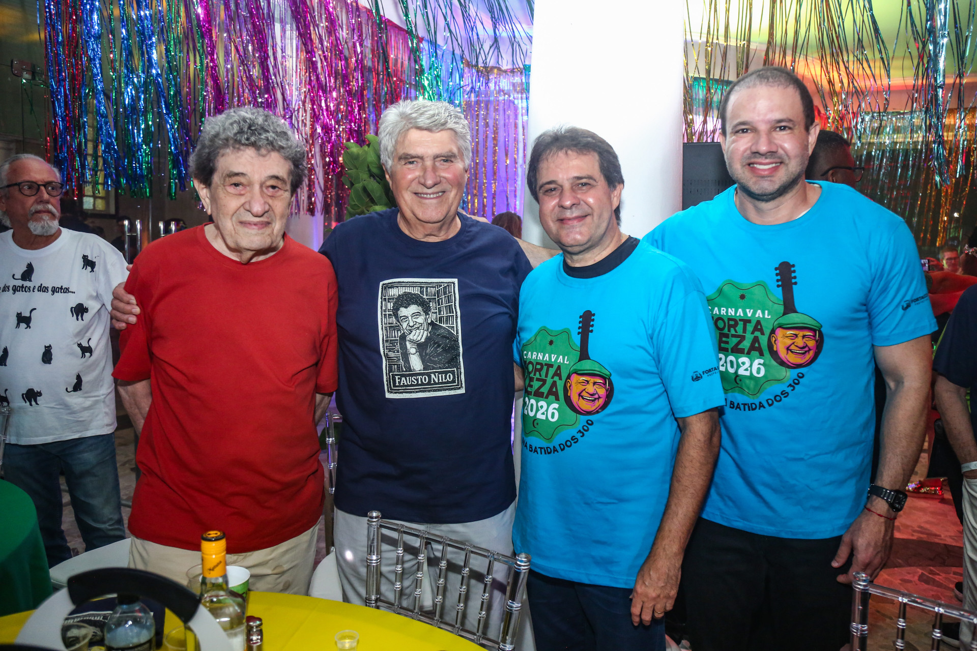 Fausto Nilo, Amarilio Macedo, Evandro Leitao e Léo Couto (Foto: JoaoFilho Tavares)
