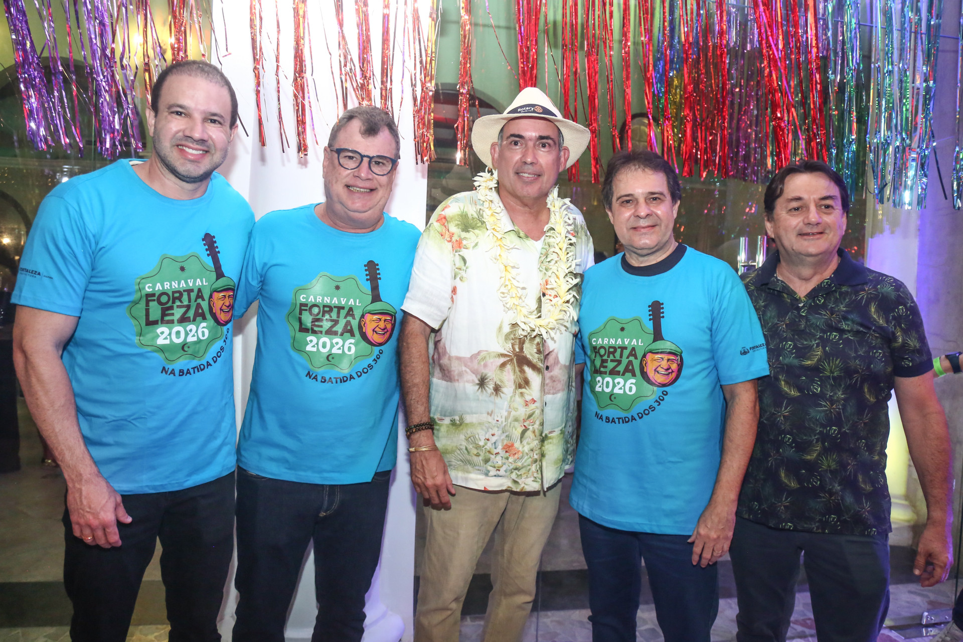 (Foto: JoaoFilho Tavares)Leo Couto, Tibério Burlamaqui, Henrique Vasconcelos, Evandro Leitão e Benigno Junior