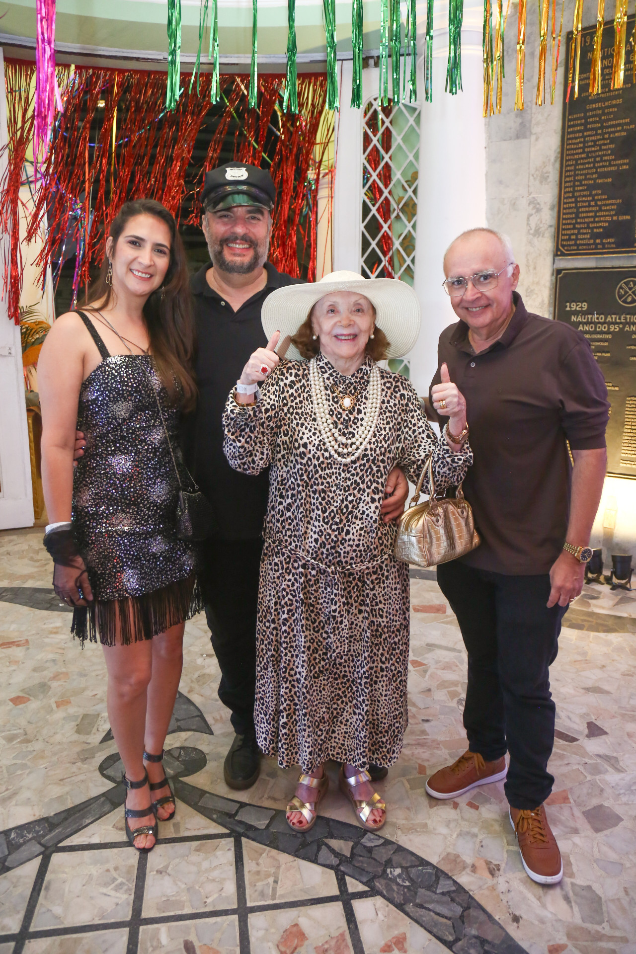 (Foto: JoaoFilho Tavares)Patricia Evangelista, Claudio, Maria de Fatima e Salin Ari