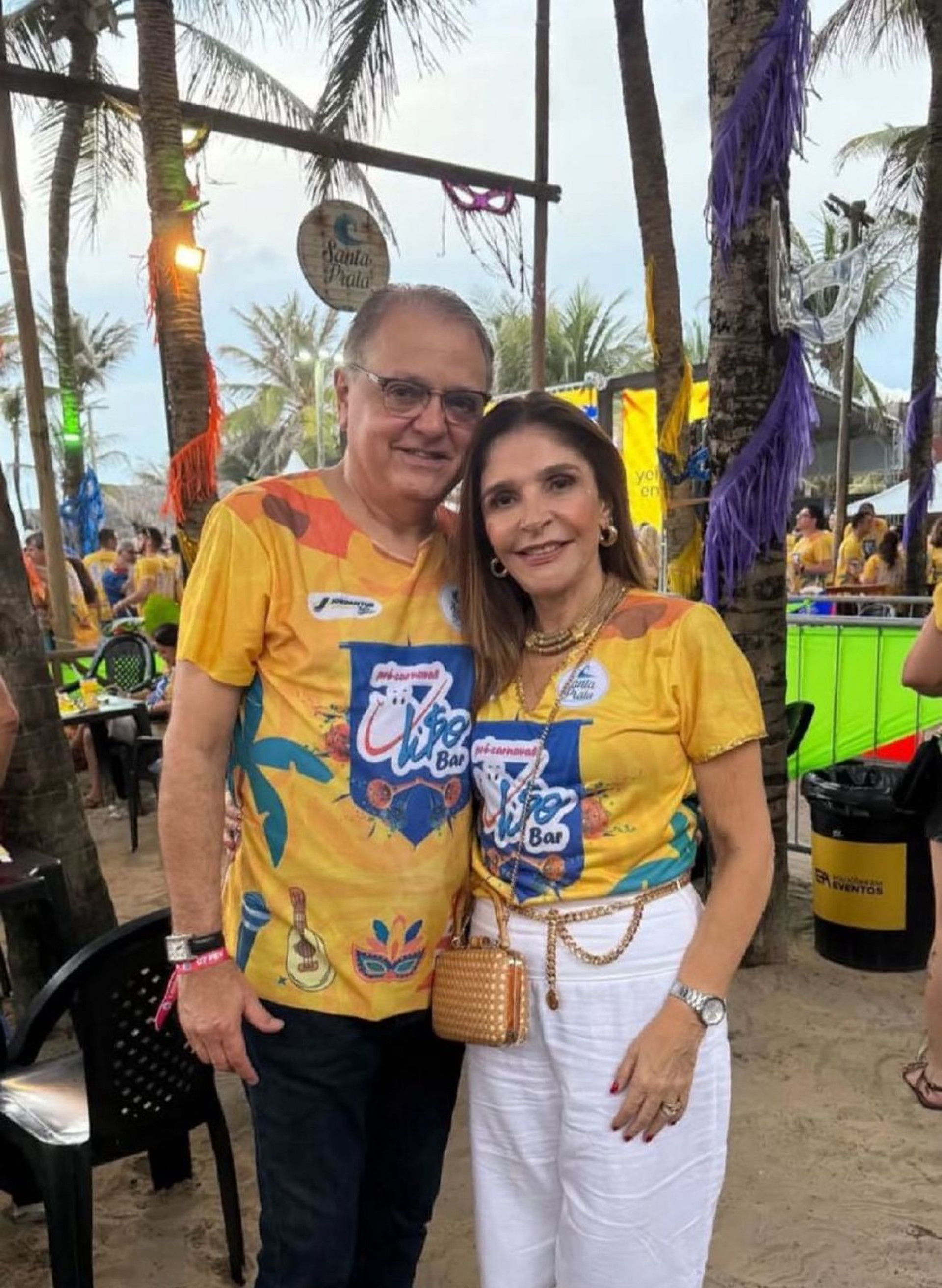 (Foto: Martinha assunção/ acervo pessoal )Daniel Figueiredo e Christiane 