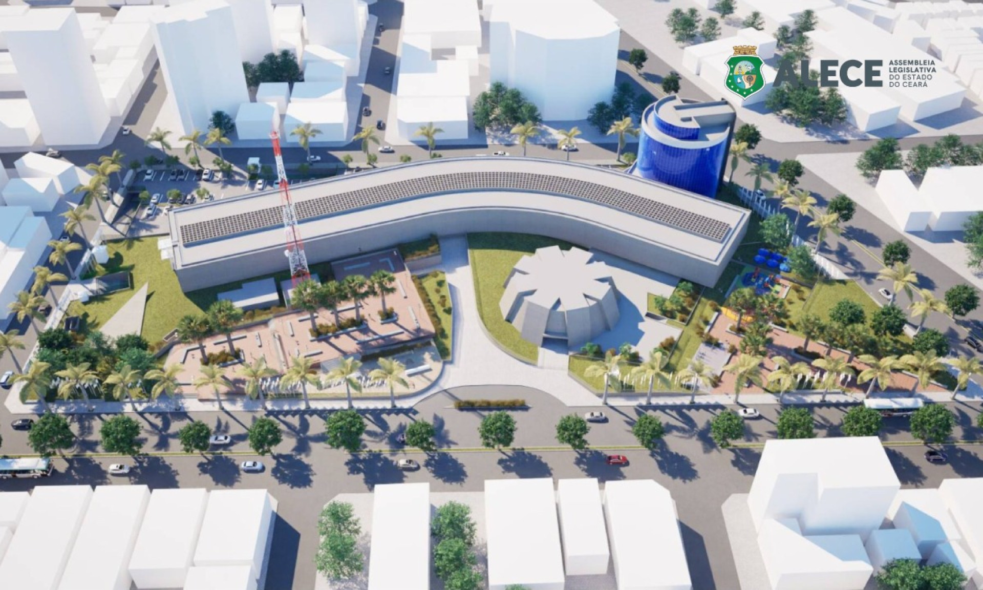 ￼PROJETO de modernização da Alece (Foto: Imagem:Publicidade Alece)