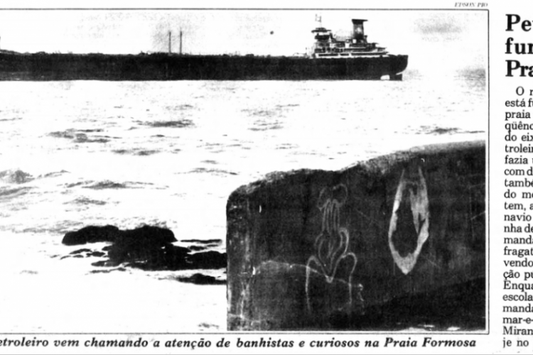 O POVO de março de 1985 já noticiava fascínio da população com embarcação encalhada