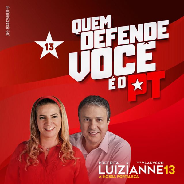 Luizianne Lins e Camilo Santana (Foto: Divulgação )