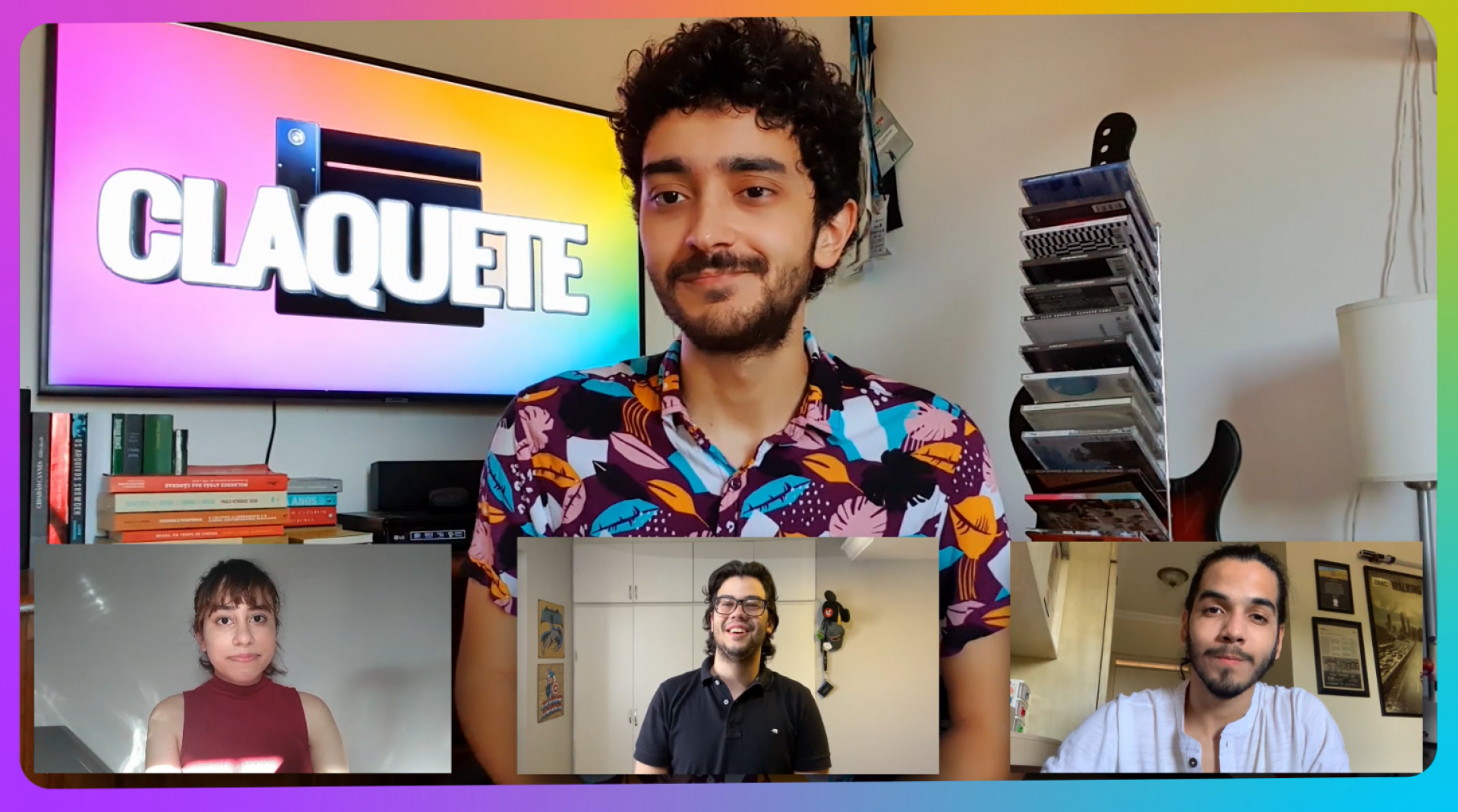 O programa Claquete passa a integrar a programação de estreia do Canal FDR (Foto: Divulgação)