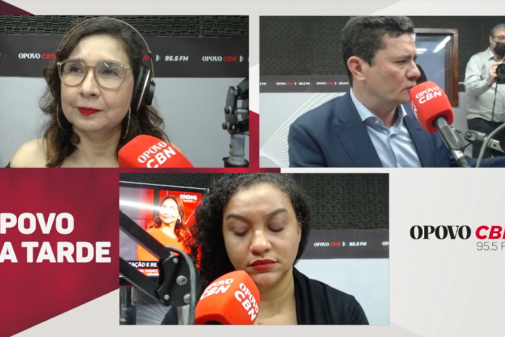 O presidenciável Sergio Moro (Podemos) deu entrevistas ao O POVO, uma delas ao programa O POVO da Tarde, na rádio O POVO CBN