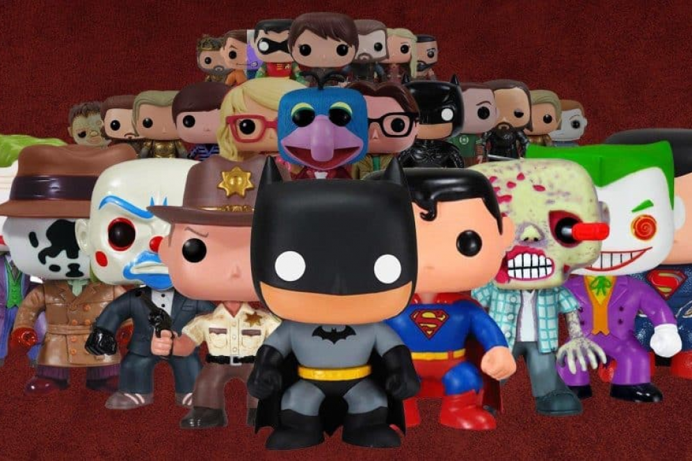 Os bonecos funkos dão forma a inúmeros personagens da cultura geek e pop mundiais