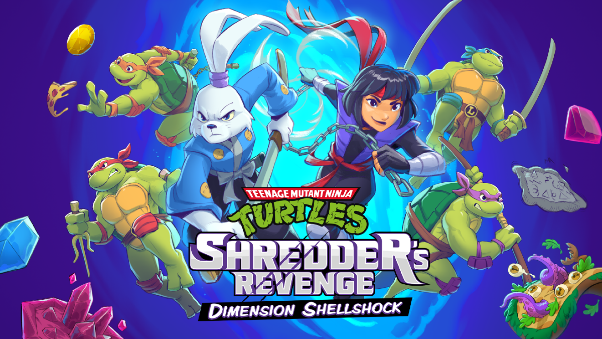 DLC Dimension Shellshock do jogo das Tartarugas Ninjas é anunciado para o final de agosto deste ano. (Foto: Dotemu | Divulgação)