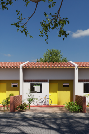 Projeto de unidade habitacional na Ocupação Carlos Marighella(Foto: Acervo Taramela, Quintau e Extensão Universitária da UFC)