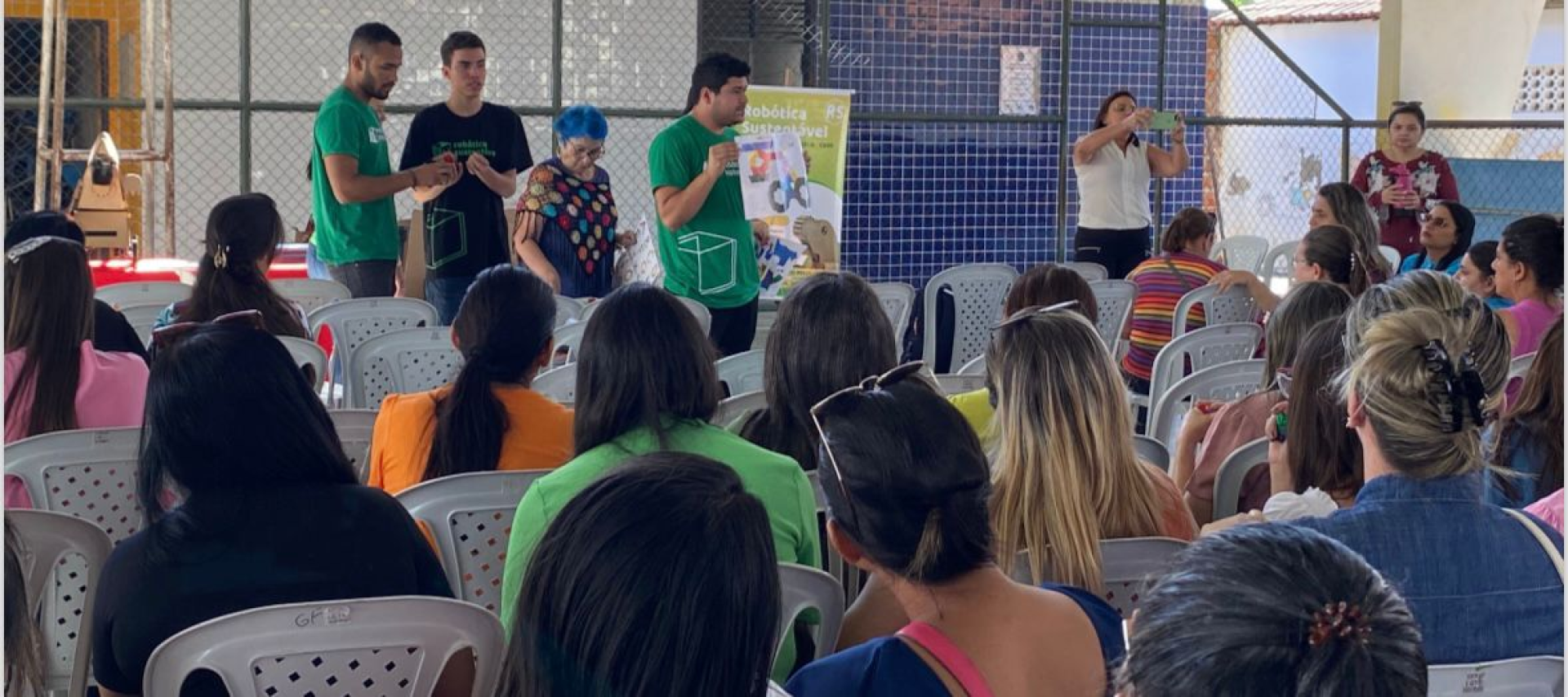 Com foco em promover a robótica como ferramenta de transformação, o workshop visa capacitar os participantes a aplicar soluções tecnológicas sustentáveis em suas comunidades (Foto: FCNB / Reprodução)
