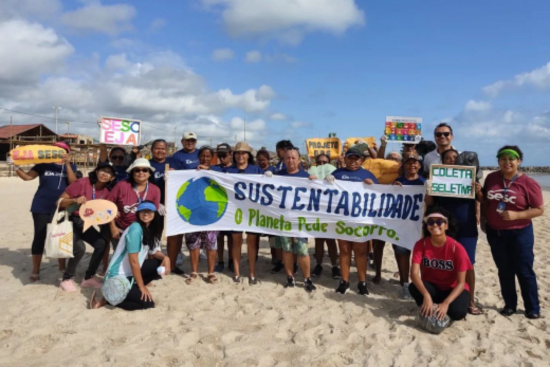 O projeto de extensão e pesquisa Litterless atua no combate aos resíduos sólidos nos ambientes costeiros e marinhos.
 (Foto: Arquivo do Litterless)