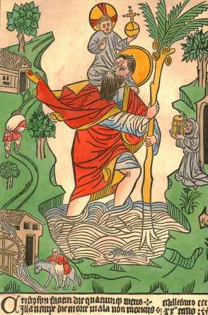 Xilogravura de São Cristóvão, 1423(Foto: Reprodução)