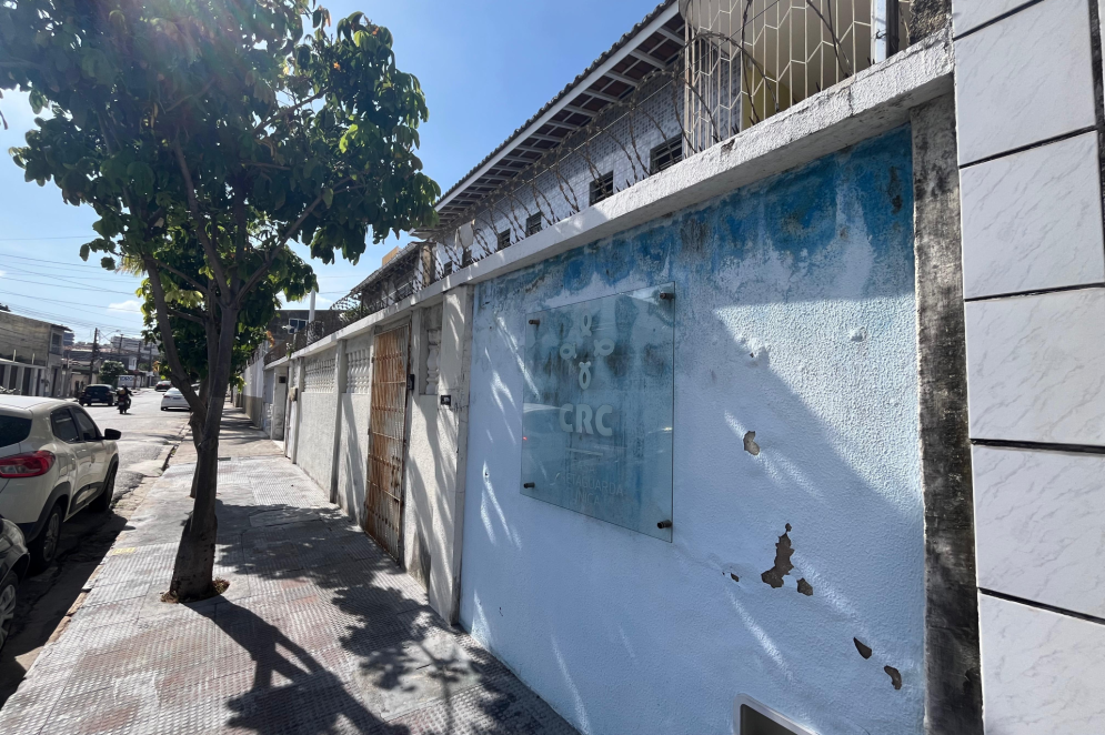 Fachada da Casa de Retaguarda Clínica (CRC), no bairro Parquelândia, em Fortaleza, próximo ao Hospital São José de Doenças Infecciosas (HSJ)(Foto: Karyne Lane/O POVO)