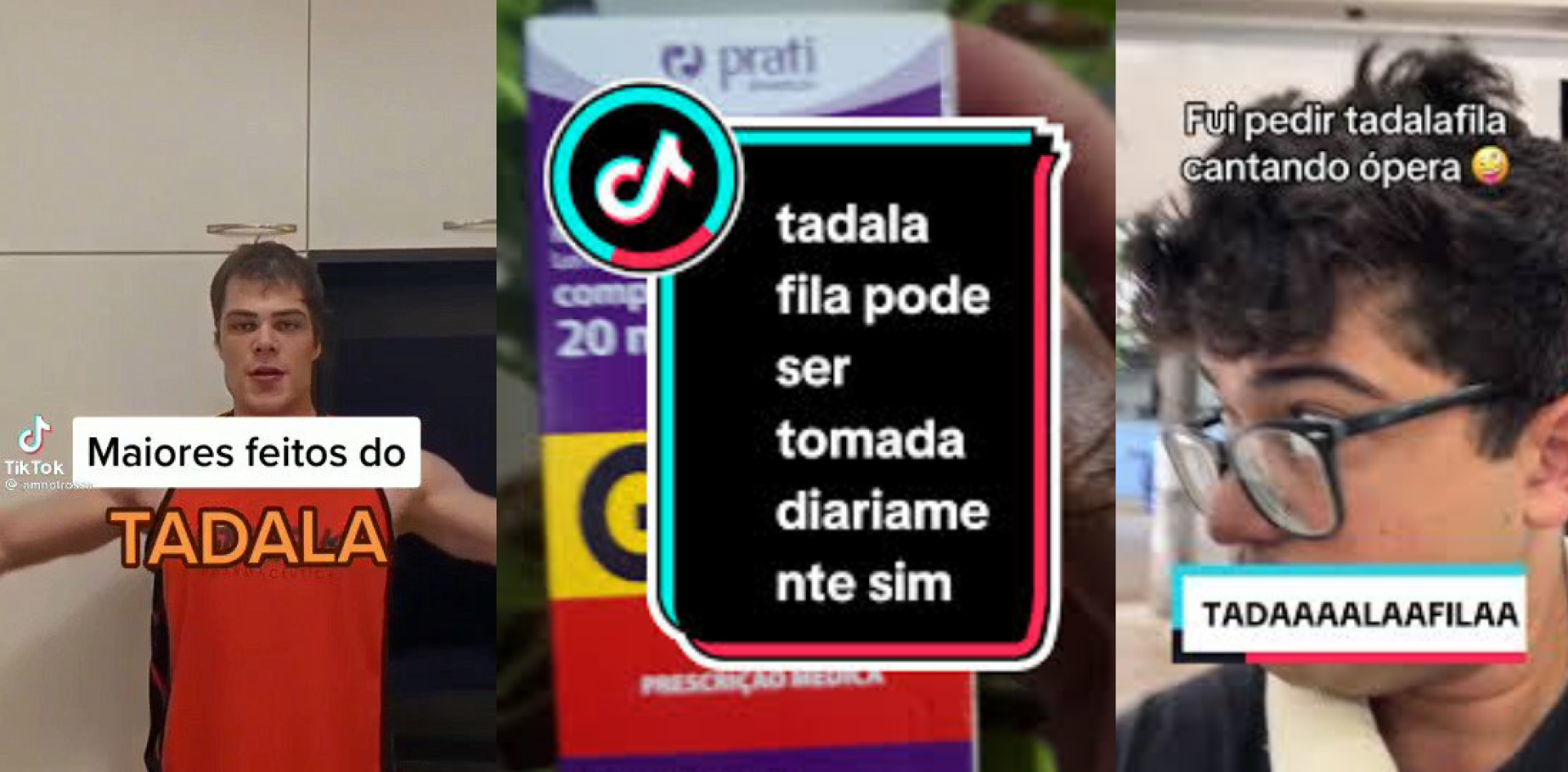 Conteúdos dos mais diversos nas redes sociais incentivam o uso da Tadalafila (Foto: Montagem / O POVO )