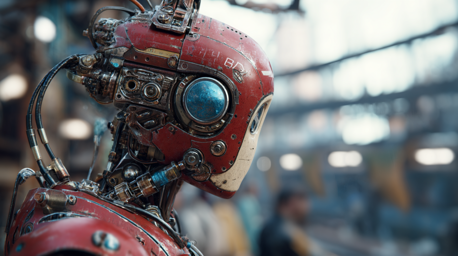 Script usado: Artificial intelligence, AI agents, Photography, Shot on 70mm, Depth of Field, Canon EOS camera, extremely detailed textures --ar 16:9 --v 7.0 (Foto: Imagem gerada por Inteligência Artificial (script próprio): Midjourney)