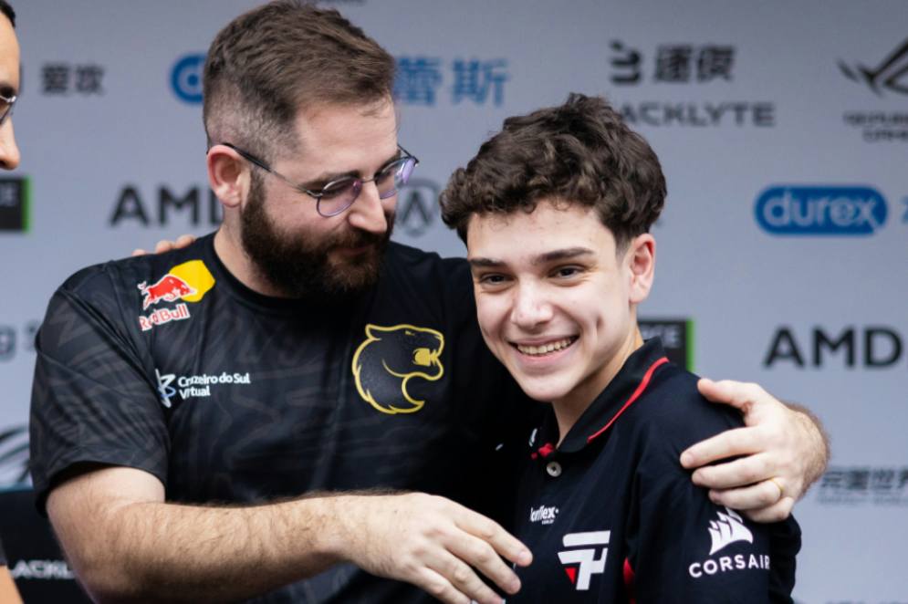 Gabriel "FalleN" Toledo, maior nome da história do Counter-Strike no País, vai reencontrar seu ex-aluno João "snow" Vinícius nas quartas de final do Austin Major 2025(Foto: Radosław Makuch / HLTV)