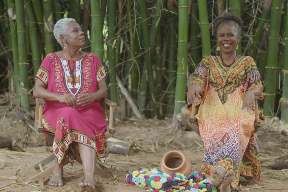 No documentário Verbo Ser, da cineasta caririense Nívia Uchoa, Verônica e Valéria conversam sobre a vida e sobre seu papel na militância na região(Foto: Nívia Uchôa)