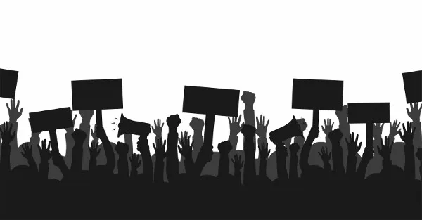 Manifestos que representam a democracia brasileira (Foto: Reprodução)