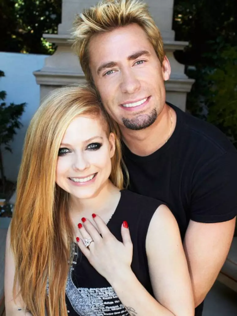 Avril Lavigne e Chad Kroeger(Foto: Print Instagram da cantora)